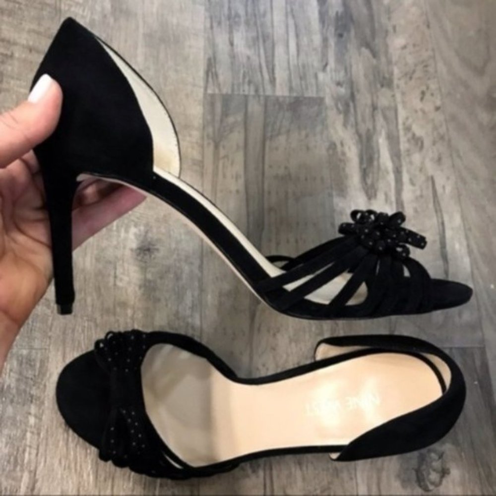 Nine West | Strappy Studded Bow Heels